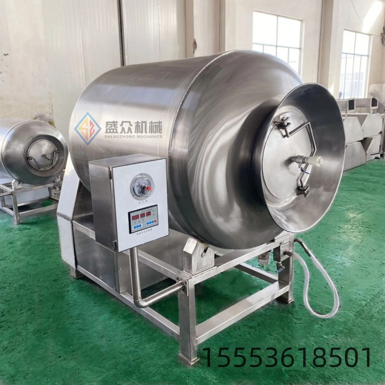 鱼肉真空滚揉机 自动上料真空滚揉机  泡菜酸菜腌制机