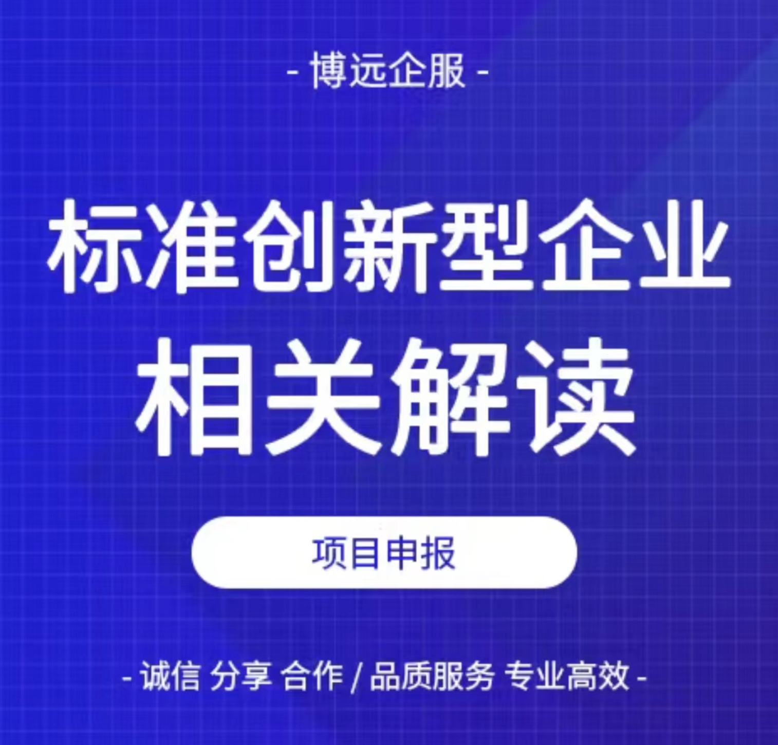 标准创新型企业申报认定  项目申报机构