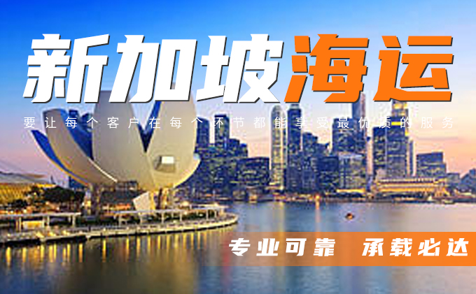 货物发新加坡海运双清到门散货拼箱费用