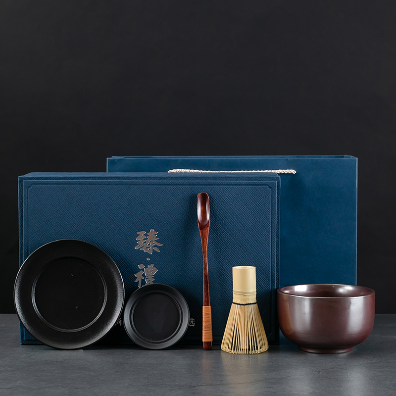 宋代点茶工具全套竹茶筅套装日本茶碗抹茶刷百本立  抹茶碗