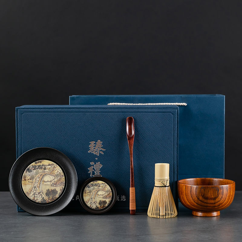 茶筅抹茶粉套装茶具出口日本宇治手工茶道用具点野  抹茶碗  百本立