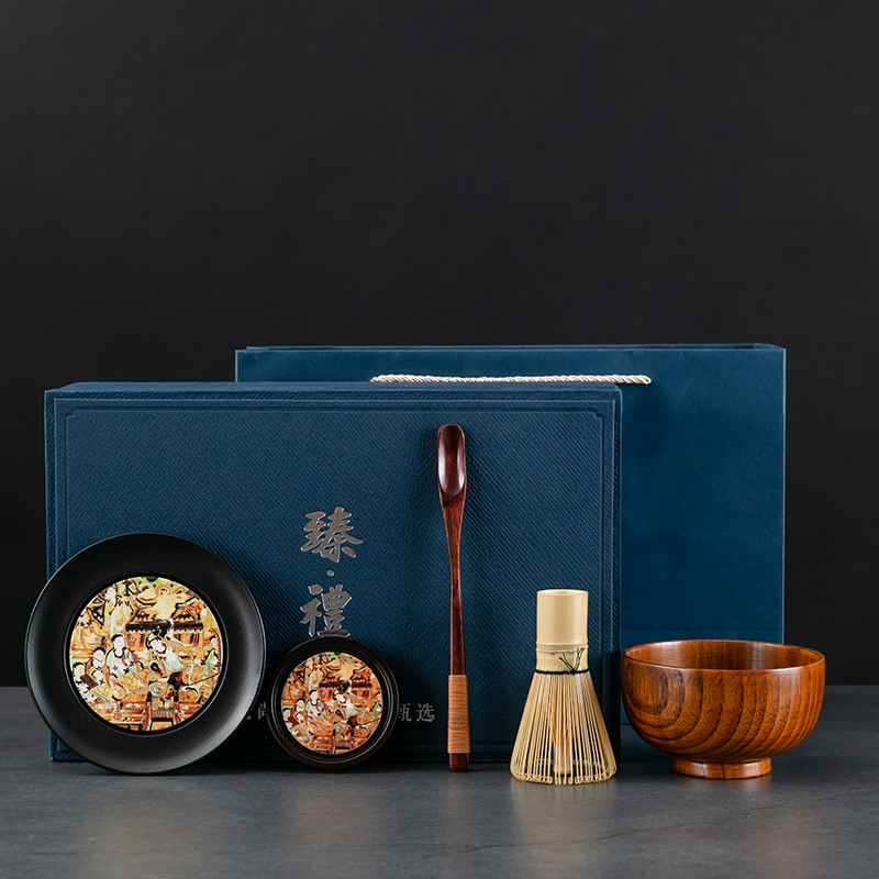 茶筅抹茶粉套装茶具出口日本宇治手工茶道用具点野  抹茶碗  百本立