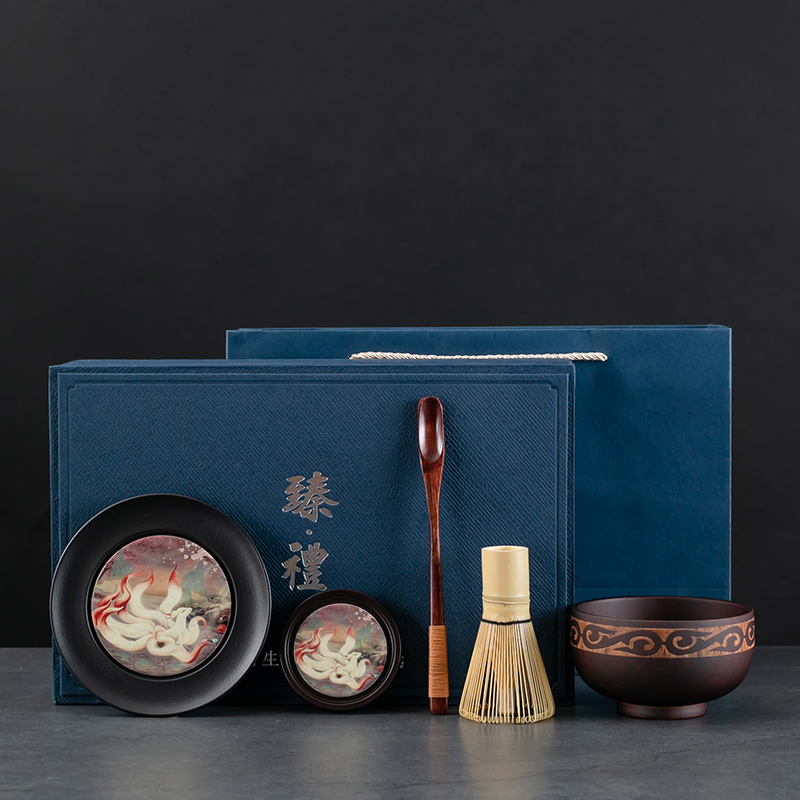 茶筅抹茶粉套装茶具出口日本宇治手工茶道用具点野  抹茶碗  百本立