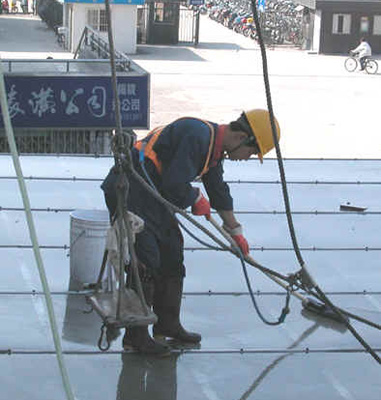 广州南沙外墙刷洗公司，高空拆装，外墙防水补修
