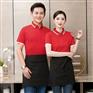 番禺区餐饮工作服定做，番禺区服务员工作服现货供应