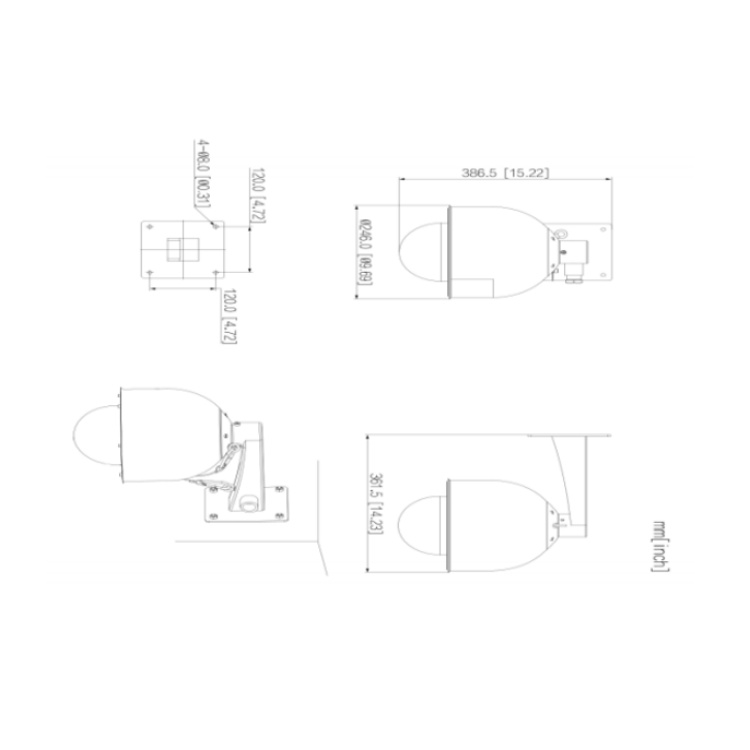 DH-EBSD430U 大华6寸400万25倍防爆网络球机  6寸400万1/1.8英寸