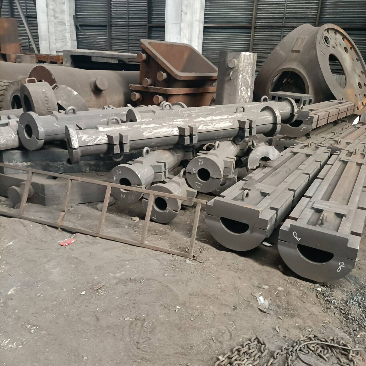 河铸重工生产耐温分体式圆形钢锭模合金模铸造模具  圆模  双开模  分体式钢锭模