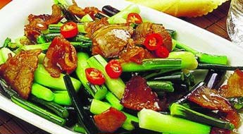 武汉洪山菜苔经典家常做法菜苔炒腊肉