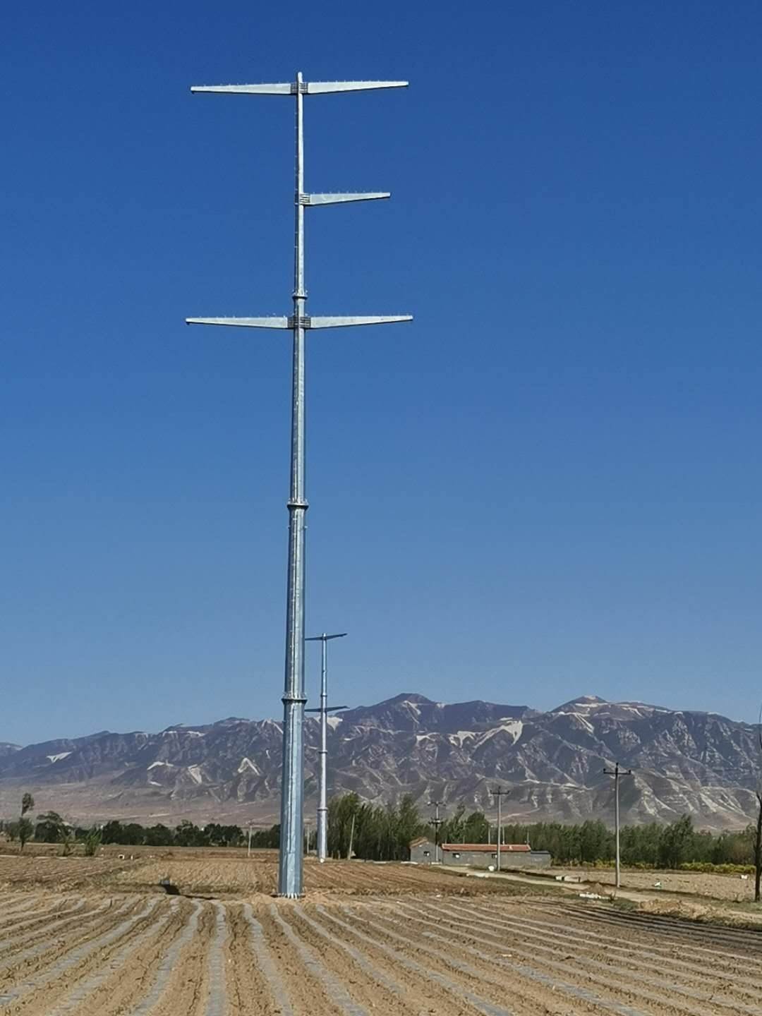 河北电力钢管塔 电力钢杆  电力钢桩基础 电力钢管杆  地脚螺栓  电力钢管桩