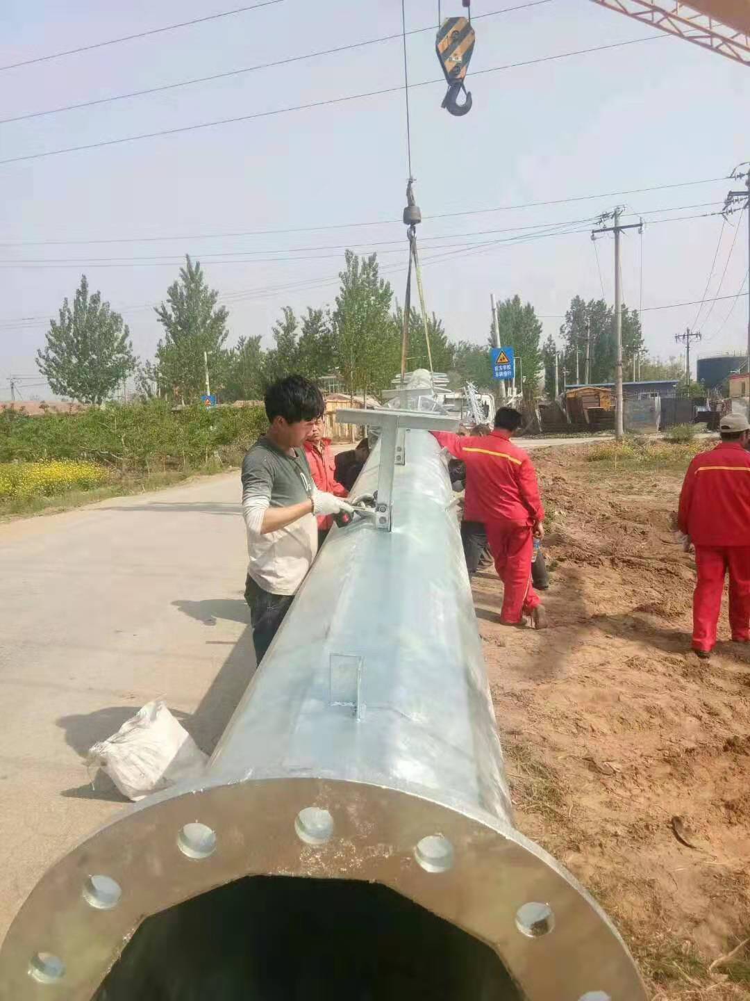 河北电力钢管塔 电力钢管桩 电力钢杆 电力钢管杆  电力钢桩  专业生产厂家  地脚螺栓