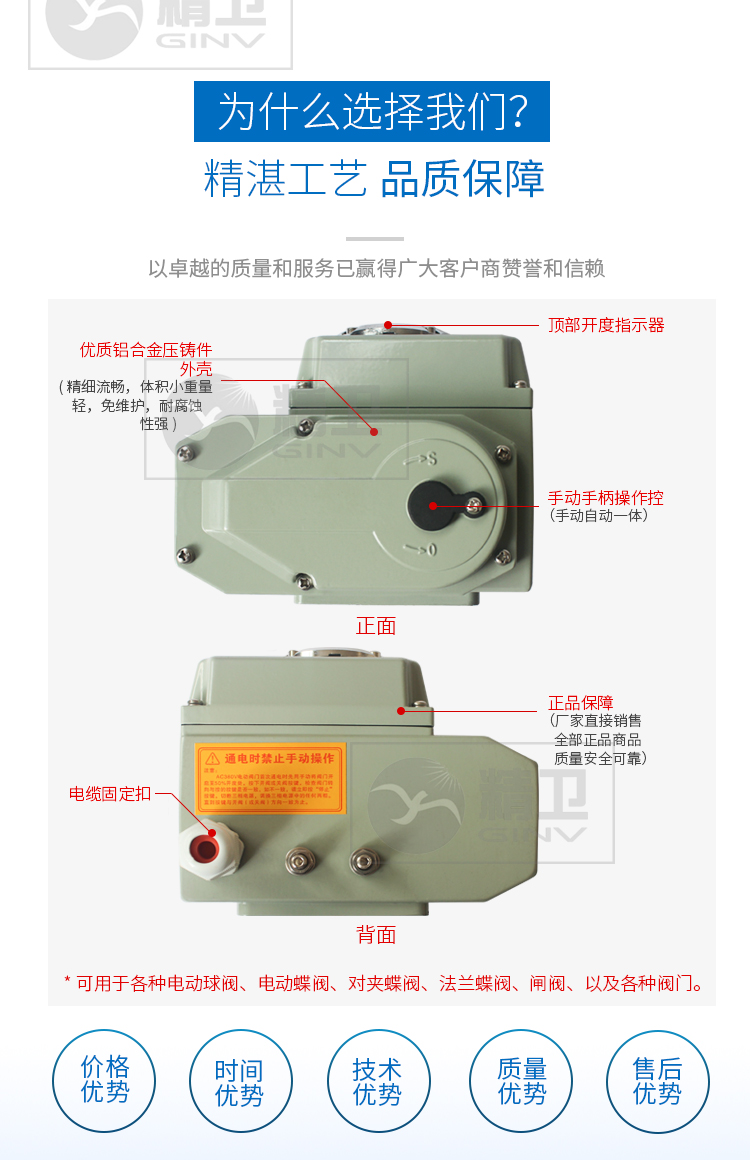 JW精小型电动执行器