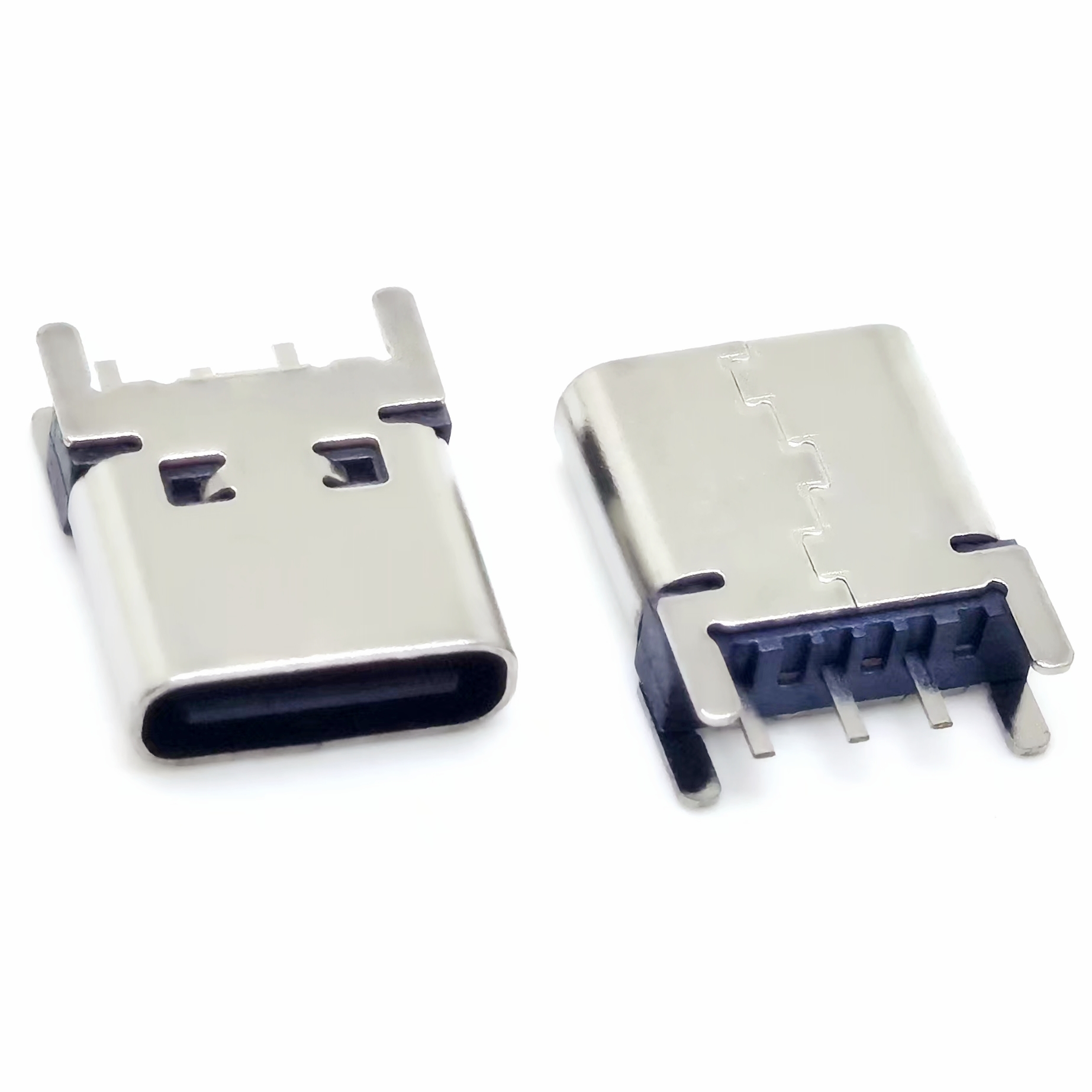 type-c 立插母座 H=8.8mm 四脚插板  USB