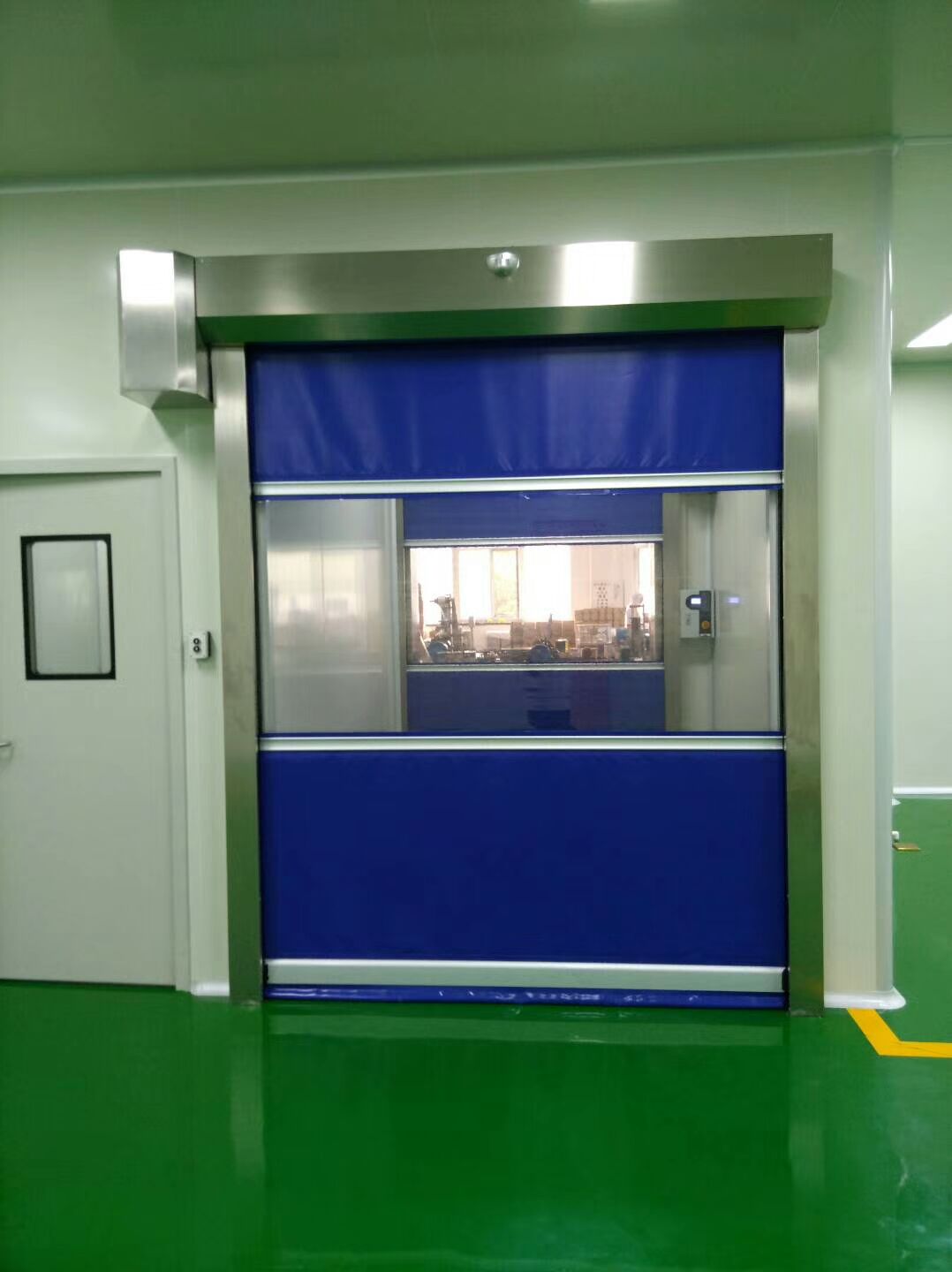 揭阳风淋室快速门安装_揭阳快卷型防尘快速门品质卓越  揭阳快卷门定做  揭阳安装快速门厂家