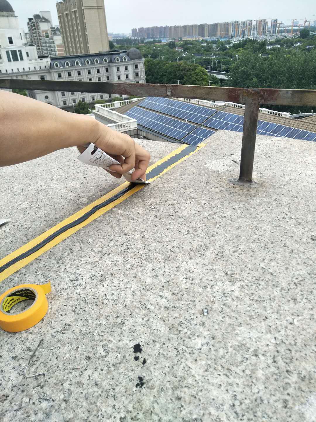 苏州蜘蛛人外墙防水 苏州蜘蛛人外墙维修  外墙立面清洗  苏州商办楼外墙维修  工业园蜘蛛人维修防水