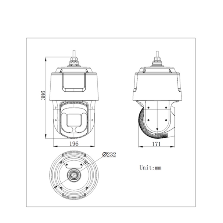 海康8寸球机iDS-2DF8C432MX-A/XA(T5)  400万8寸32倍球机  镜头焦距6~192 mm