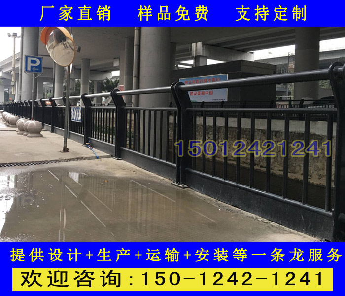 汕尾复古河道护栏公园铁艺护栏定制批发