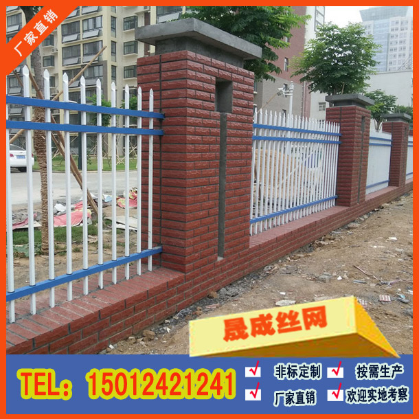 锌钢护栏小区学校铁艺栅栏厂区别墅围墙护栏  锌钢护栏学校铁艺栅栏