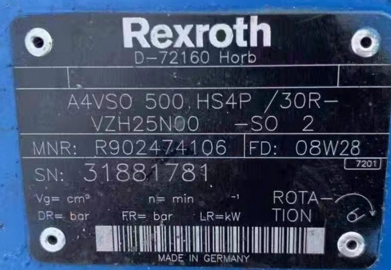 力士乐轴向柱塞泵R902474106  Rexroth