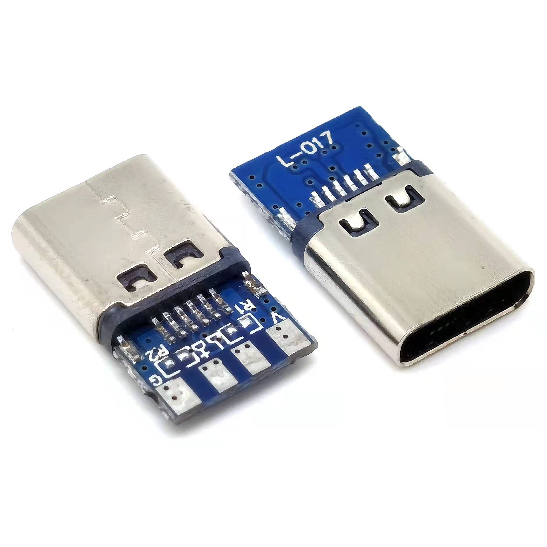 type-c 16p夹板母座 4个焊板 带充电数据线功能  USB