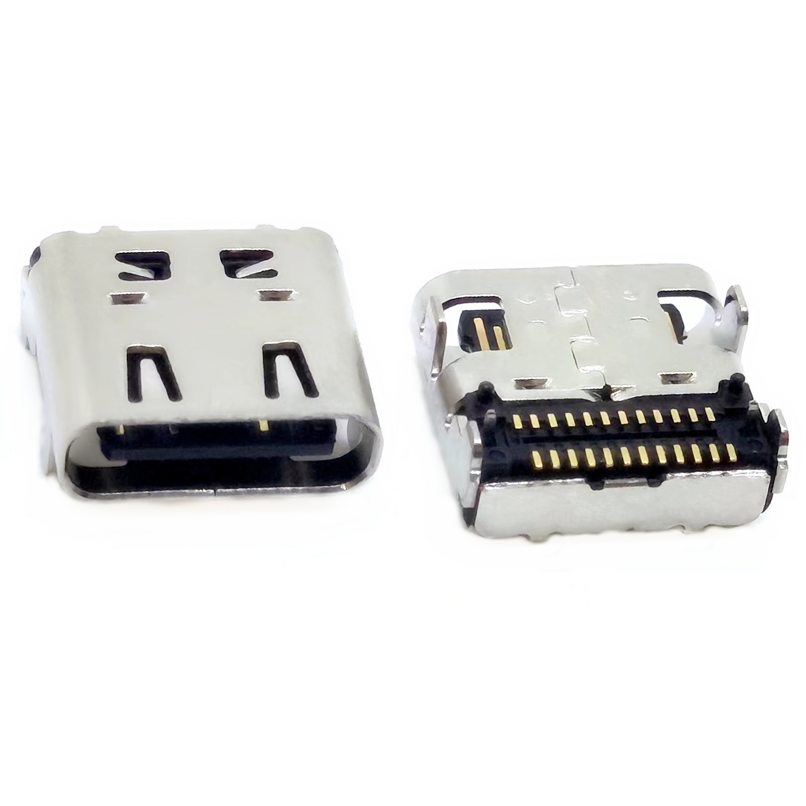 type-c 6p插板母座 带pcb板 单充电  USB