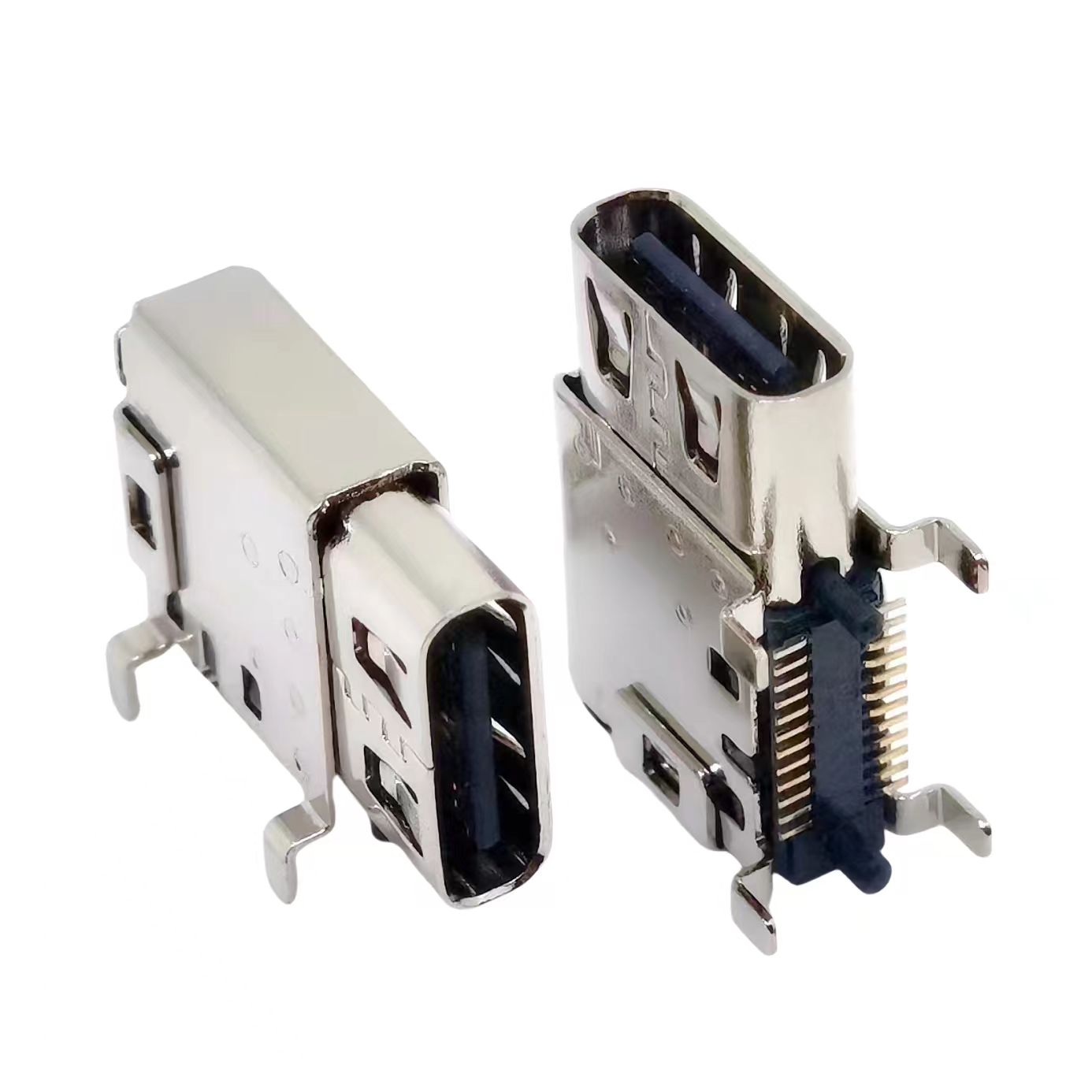 type-c 6p插板母座 带pcb板 单充电  USB