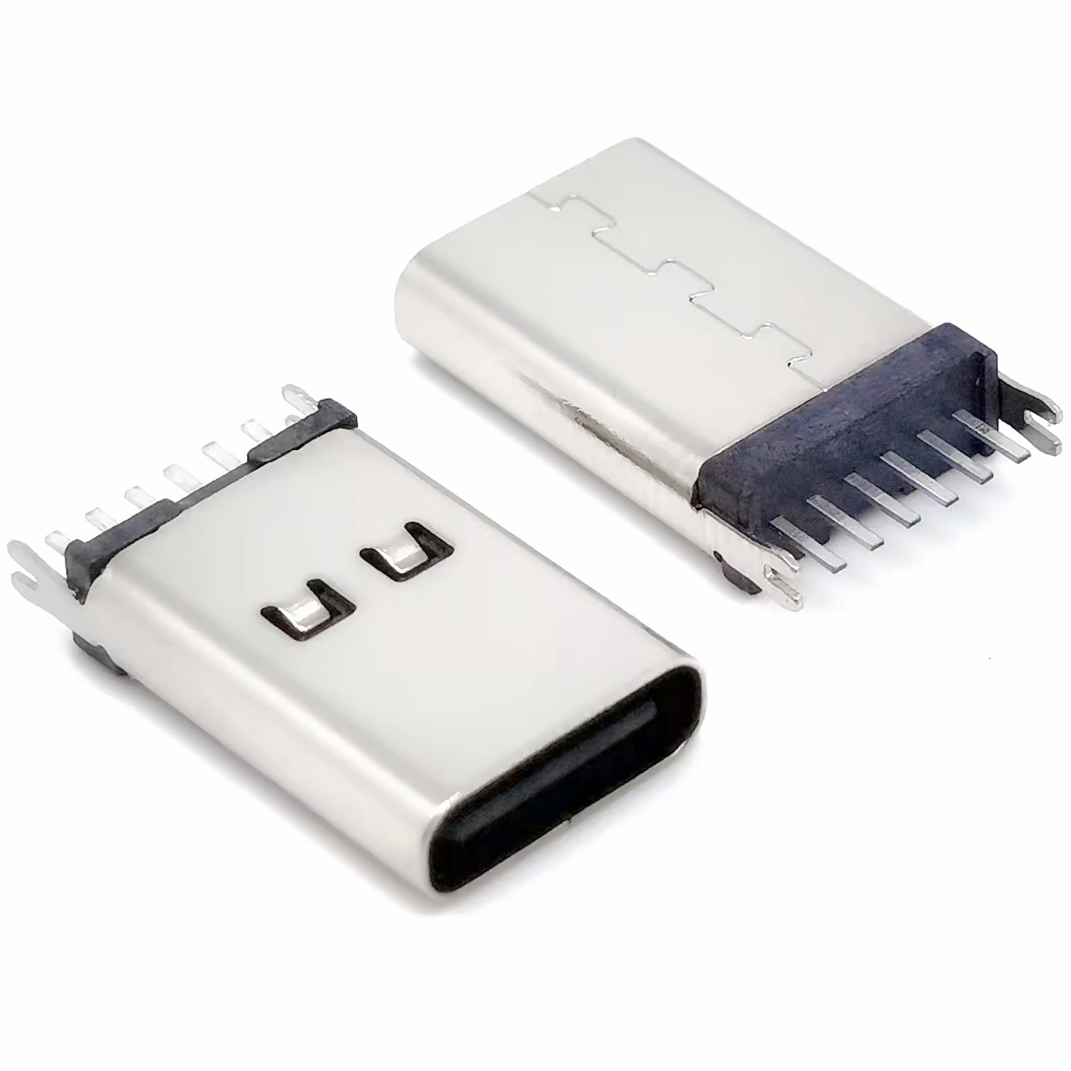 type-c 8p 立贴母座 H=5.1-5.6 脚长0.9  USB