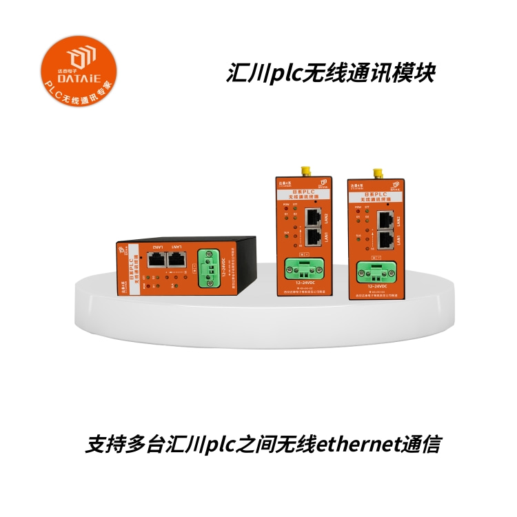 汇川PLC以太网通讯模块远程控制移动设备作业  汇川plc无线网关  汇川物联网模块