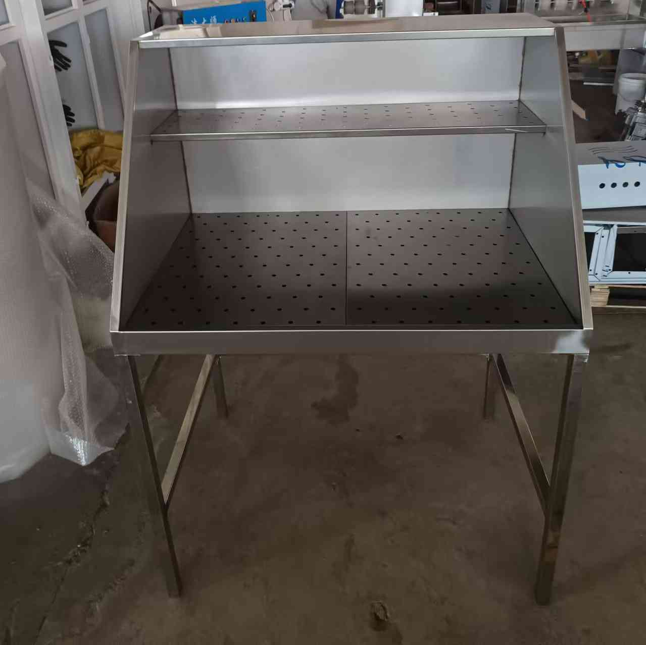 干洗店用商用冲洗台 洗鞋冲洗台厂家 山东不锈钢操作台  不锈钢冲洗台  干洗店用冲洗台