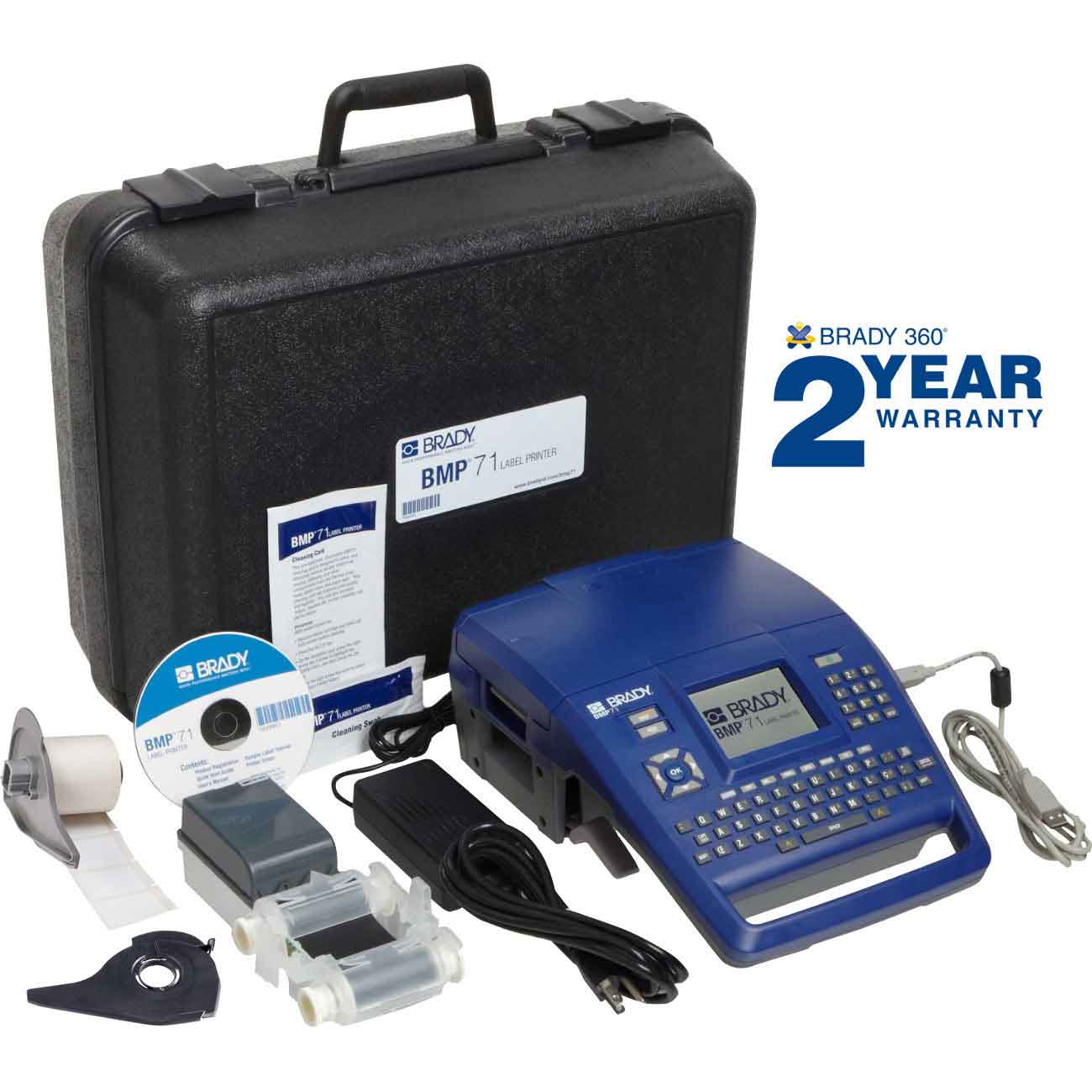 贝迪便携式标签打印机BMP71  贝迪打印机  设备标签机  产品标签