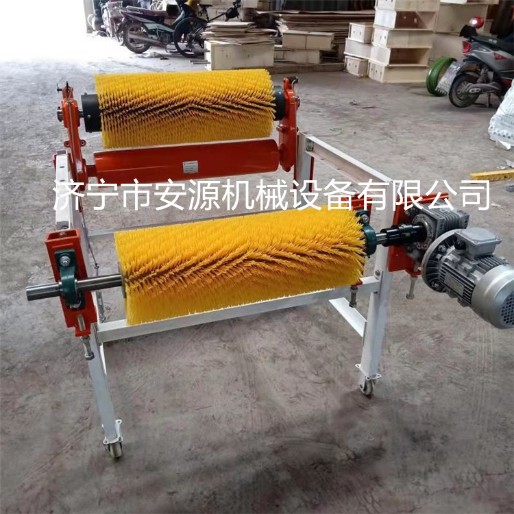 煤矿皮带机滚刷清扫器 毛刷清扫器 井下800电动清扫器  皮带机电动清扫器  无动力毛刷清扫器  防爆电动清扫器