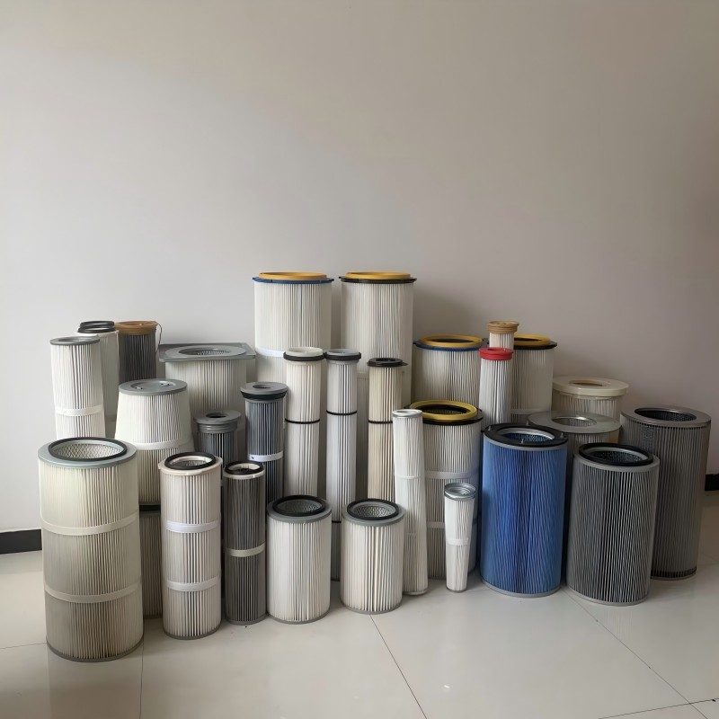 工业环保设备滤筒喷砂喷塑抛丸机除尘滤芯  除尘滤筒  喷砂喷塑除尘滤芯