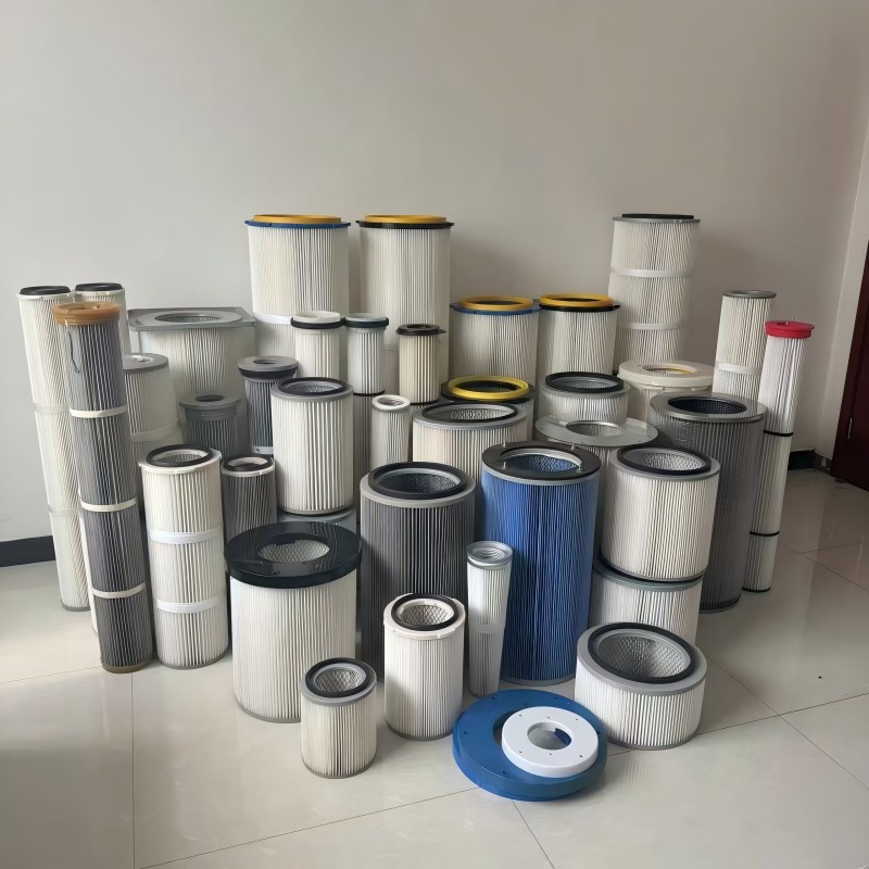 工业环保设备滤筒喷砂喷塑抛丸机除尘滤芯  除尘滤筒  喷砂喷塑除尘滤芯