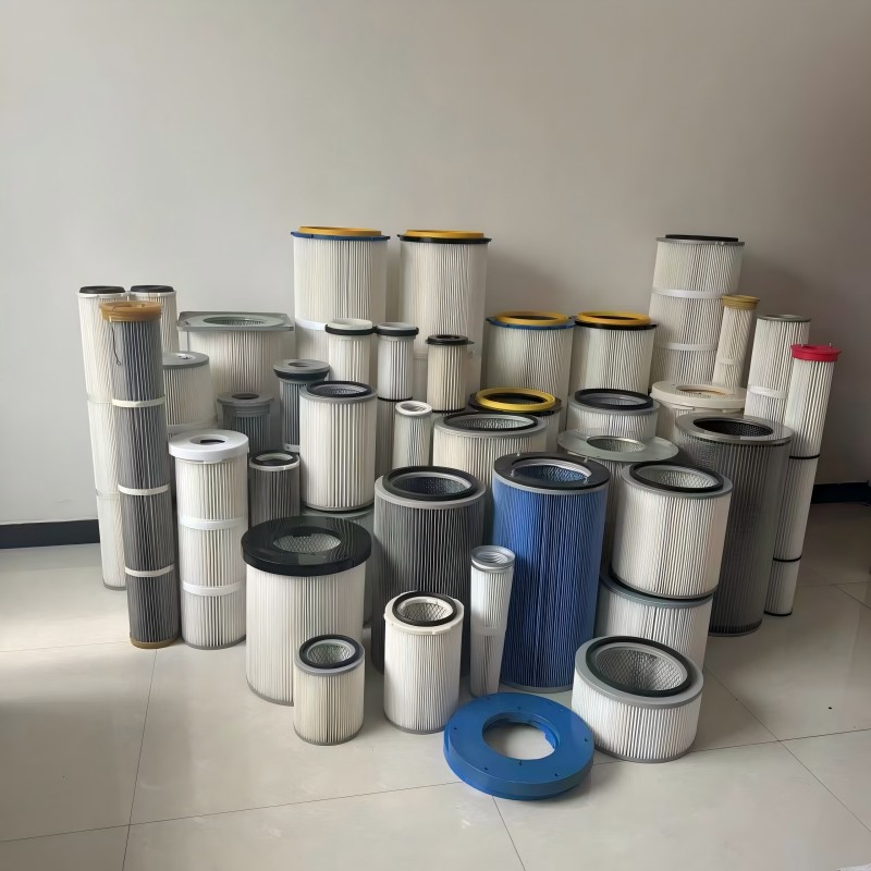 工业环保设备滤筒喷砂喷塑抛丸机除尘滤芯  除尘滤筒  喷砂喷塑除尘滤芯