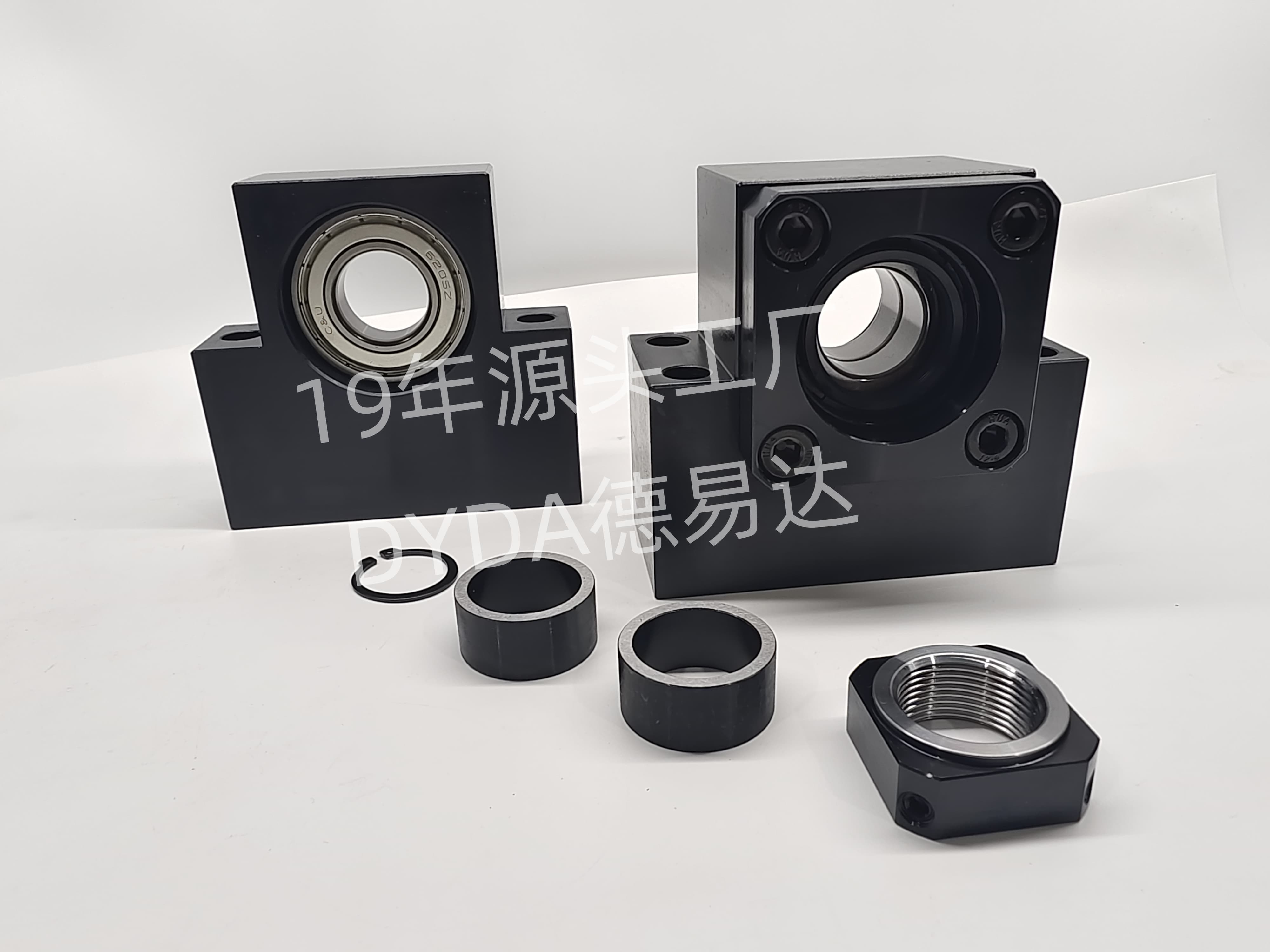 非标定制中心高加高滚珠丝杠支撑座由源厂提供货源  梯形丝杆  现货直供