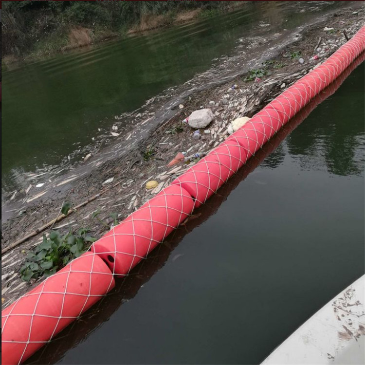 河道拦污浮筒 pe圆柱形浮筒供应  PE浮筒