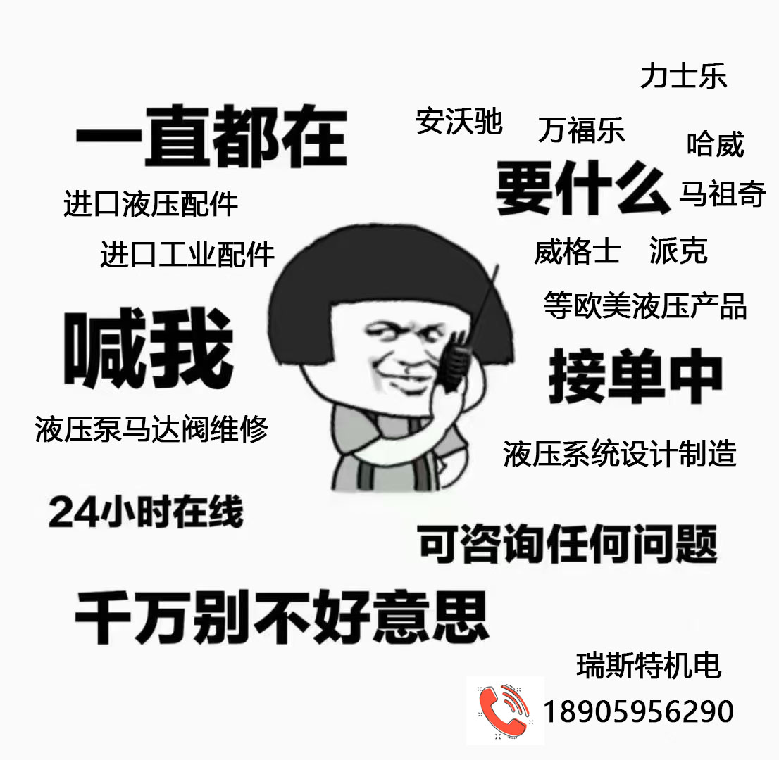 供应穆格MOOG 起重机电液伺服控制元件，现货  哈威HAWE  威格士VICKERS  液压马达