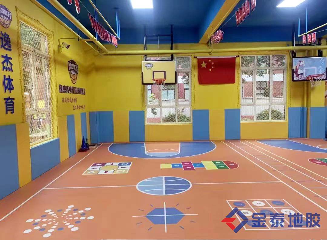 供应枣庄儿童体适能地胶 运动地胶 图案定制地胶  体适能PVC地板