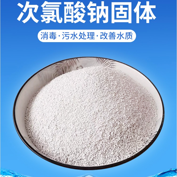 固体次氯酸钠 漂白杀菌 源头工厂 白色粉末 用于水处理  污水处理  次氯酸钠的用途