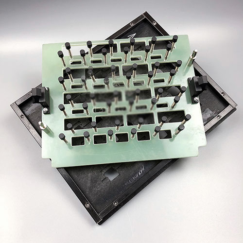 SMT贴片合成石贴片回流焊过炉治具cnc加工载具定做  cnc加工定做载具  SMT贴片治具  合成石贴片回流焊夹具