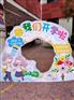 西安迎新展板搭建,开学迎新喷绘桁架,校园广告牌租赁