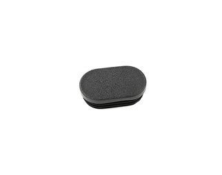 椭圆塞50x30高品质钢管塑料堵头端盖闷头盖帽脚塞  管塞