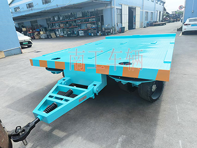 18吨可横移重型平板拖车 四个转盘工具拖车  横移平板拖车