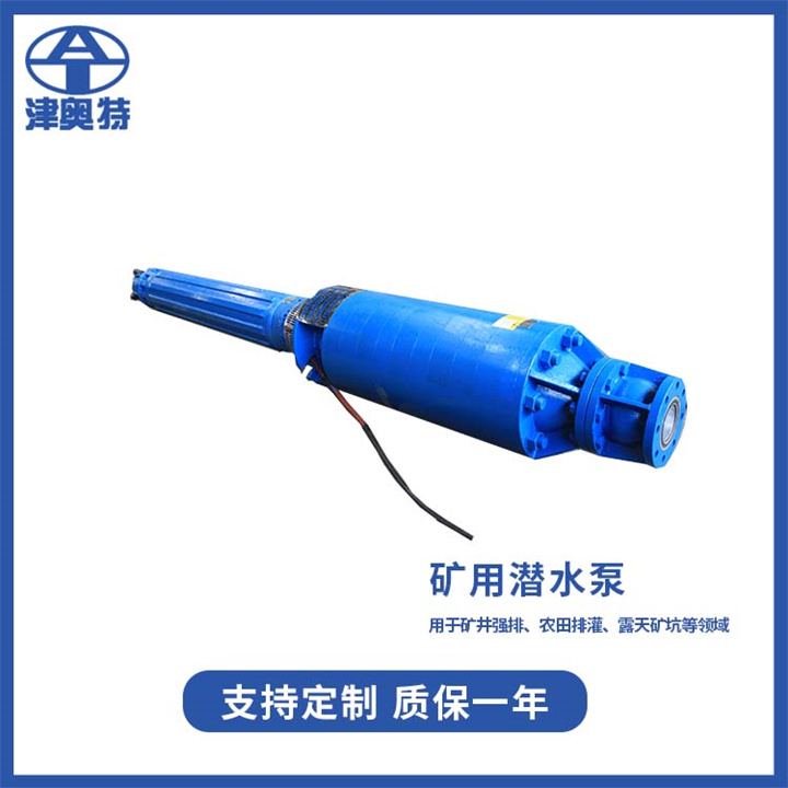 矿开采排水泵 材质铸铁 泵厂家 矿用潜水泵 津奥特厂家