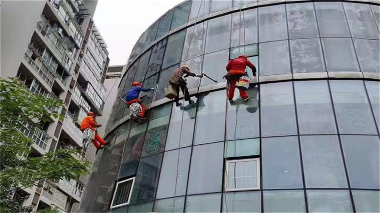 建瓯市外墙清洗，高空作业，玻璃幕墙清洗公司